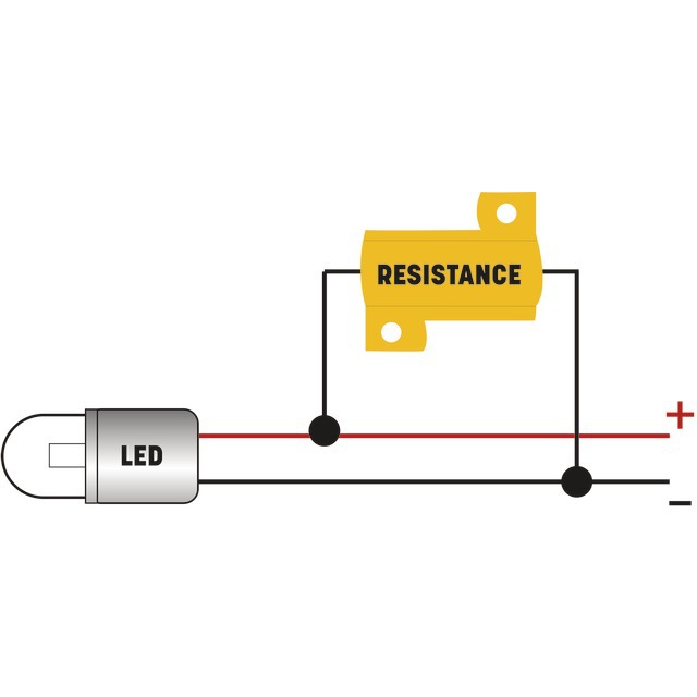 Resistance LED 12V 5 Ohms référence fournisseur 1230120